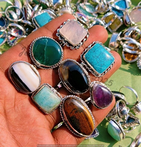 Lot bagues argent 925 - en,