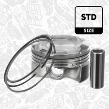 Piston Avec Anneaux Et Boulons