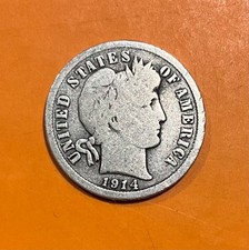 États Unis One Dime 1914