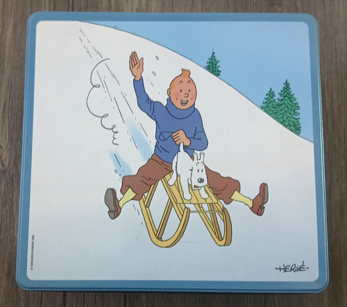 Boite metal tintin - boite, herge