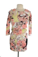 Robe Shift Scuba Multicolore À Imprimé Floral Bar III Corail