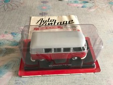 Voiture Miniature Volkswagen T1B 1960 Combi Auto Vintage Hachette au 1/24