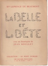Mme LEPRINCE DE BEAUMONT RARE LA BELLE ET LA BÊTE Jean BOULLET 1946