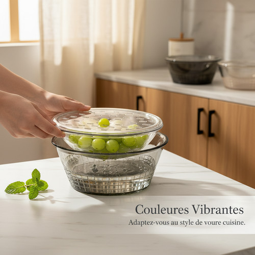 Passoire bol double couche - passoire,