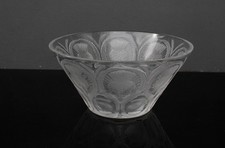 coupe aux chardons en cristal de  Lalique signée