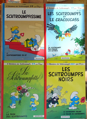 Les schtroumpfs lot de - bd,