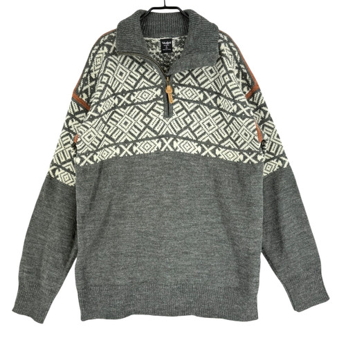 Pull laine vintage nordique - pull,