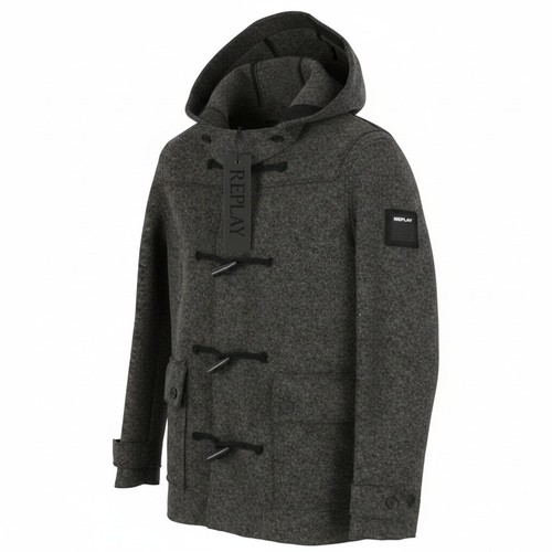Replay manteau homme gris - replay, m