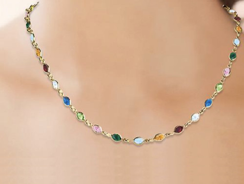 Collier cristal swarovski - cristal, de