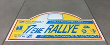 PLAQUE PVC 17EM RALLYE