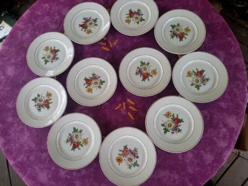 Assiettes dessert demi - 11,