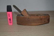 Ancien rabot cintré, convexe de tonnelier, charron à fer estampillé "GOLDENBERG"