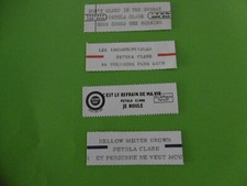 étiquettes juke-box PETULA CLARK