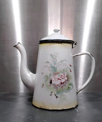 Cafetière tôle émaillée - cafetière,