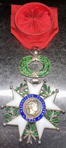 Médaille argent légion - en,