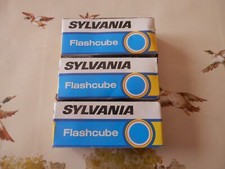 3 boites de 3 flashcube photo