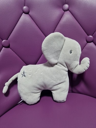Doudou éléphant gris