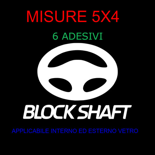 Autocollants antivol block - autocollants,