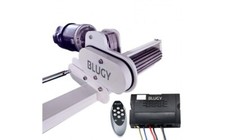 Parking-caravanes BLUGY, jusqu'à 2 500 kg, télécommande, 15 % en pente, 12V 100A