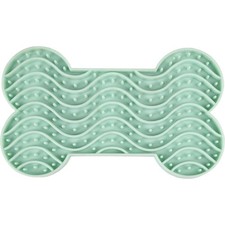 Tapis à lécher pour chien YUMMEE couleur vert  taille S 15 cm