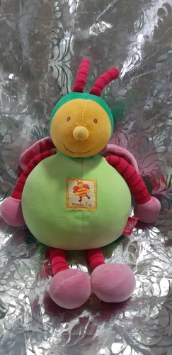 Doudou peluche louna abeille - l,