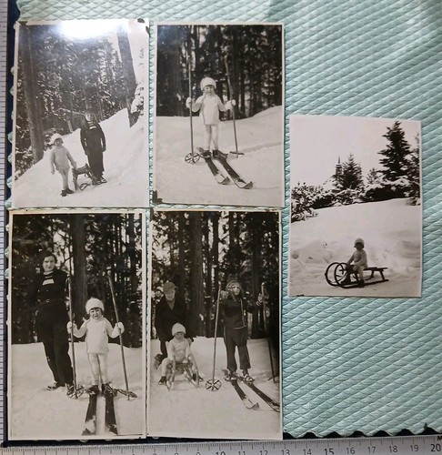 Photos ski luge enfants - x5,