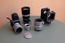 KIT 3 OBJECTIFS (65, 90, 200) ET VISOFLEX + SOUFFLET LEICA