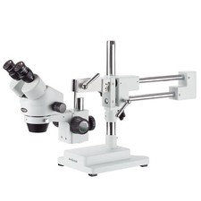 Microscope Stéréo Zoom Binoculaire AmScope 7X-45X Avec Support À Double Bras
