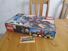 lego 8860 technic expert builder car chassis boite et notice vintage