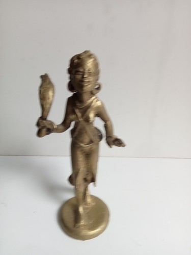 Statuette bronze doré - doré, art