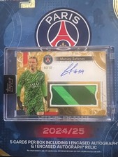 Topps Exhibition Paris PSG Matvey Safonov 07/10 Autograph Relic EX-SF 2024-25