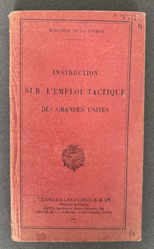 Instruction emploi tactique - instruction,