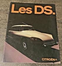 Notice Commerciale CITROEN les DS dont Cabriolet  - Juillet 1970 - Bel Etat.