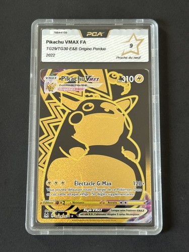 Pikachu vmax gold - 9,