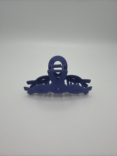 Pince crabe cheveux bleu - 11, cm