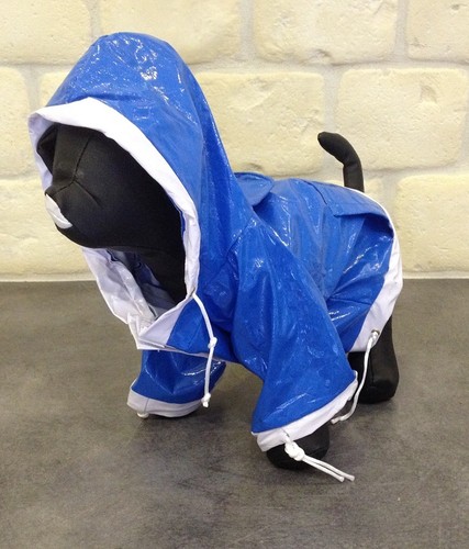 Impermeable cire bleu blanc - impermeable,