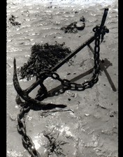 SAINT-CAST (22) ANCRE MARINE / Carte-Photo postale RICHARD