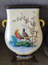 Superbe vase gourde japonisant