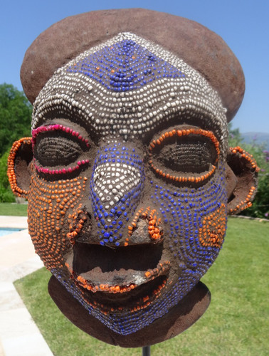 Masque heaume bamiléké - bamiléké, en