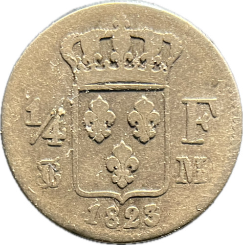 Quart franc - franc, 1/4