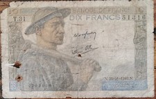 Billet 10 francs MINEUR 26 -