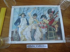 SERIGRAPHIE TIRÉ À PART MILO MANARA HUGO PRATT EL GAUCHO BD affiche pub b