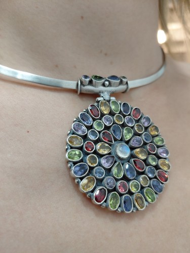 Collier argent torque - collier,