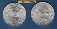 100 Francs 1985 Commémorative 1985 Emile Zola SUP argent