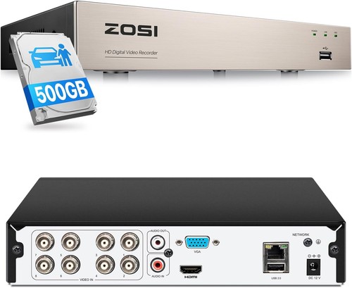 Zosi 265 dvr 8ch 1080p - h.265+,