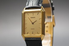 Montre Homme Vintage "Exc+5" RADO 133.5288.2 Tank 26mm Carrée Quartz Du JAPON