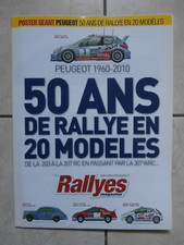 POSTER AFFICHE PEUGEOT 50 ANS