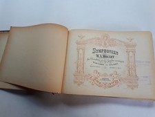 ALBUM SYMPHONIES von W.A. MOZART pianoforte Ulrich Horn Peters partition XIXe