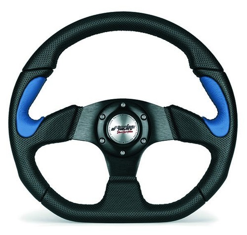 Volant voiture sportif - voiture, cuir