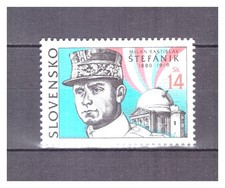 SLOVAQUIE  N° 390  . 14 K  MILAN  STEFANIK   NEUF  **  . SUPERBE .